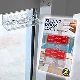 Sliding Door Locks – 2 Pack Childproof Safety Locks for Glass Doors & Windows – Strong Adhesive – Shop Square