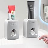 CXYHMG Automatic Toothpaste Dispenser for Kids, Tooth Paste Squeezer, 2Grey