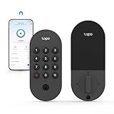Tapo Smart Wi-Fi Deadbolt Door Lock – Keyless Tactile Buttons, Customized Access with in-App Monitoring, Auto-Lock, IP54 Weatherproof, BHMA Grade 3, Compatible with Standard Door Sizes, Tapo DL100