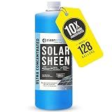CLEANTITE Solar Panel Cleaner 32 Oz (Makes 128 G) - Super Concentrated Cleaning Solution for Glass, Metal, Wood & Plastic - Remove Oil, Fingerprint & Water Spots - Multipurpose Solar Panel Cleaning