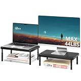 WALI Computer Monitor Stand for Desk, Adjustable Laptop Riser, up to 44 lbs