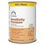 Amazon Brand - Mama Bear Sensitivity Premium Infant Formula Powder with Iron, Dual HMOs for Immune Support, Non-GMO, for Fussiness and Gas from Lactose Sensitivity, 33.2 Ounce (Pack of 1)