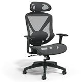 Staples Dexley Ergonomic Mesh Task Chair, Lumbar Support, Adjustable, Black