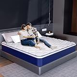 Kesyup 12 Inch Hybrid Queen Mattress in a Box - Gel Memory Foam & Pocket Springs for Back Pain Relief, Soft & Plush Fiberglass-Free Bed, CertiPUR-US Certified, 60x80 Inches