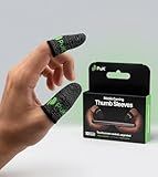 PuK Mobile Gaming Thumb Sleeves - Pack of 10 Breathable Anti-Sweat Gaming Finger Sleeves for Smooth Glide & Precision Control - Mobile Game Accessories Optimized for FPS & Battle Royale Type Games