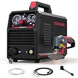 YESWELDER Plasma Cutter 60Amp Non-High Frequency Non-Touch Pilot Arc, Digital Display DC Inverter 110/220V Dual Voltage Blowback Plasma Cutting Machine CUT-60DS PRO