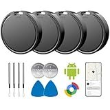 Air Tags for Android,Air Tags-4 Pack Android,Android Tracker Tags,2 Year Battery Life,Google Find Trackers for Google'S Find Hub App,IP65 Waterproof Luggage Tracker Android for Keys,Wallets,Suitcases