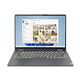 Lenovo IdeaPad Flex 5i - (2023) - Everyday Notebook - 2-in-1 Laptop Computer - Windows 11-14" WUXGA Touchscreen - 8GB Memory - 256GB Storage - Intel Core i3-1215U - Fingerprint Reader - Storm Grey