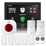 OSI Alarm System Gen 2 (4G), 11pc, DIY, Motion & Entry Sensors, Wireless Siren, Remotes, App & Alexa Compatible Self Monitor(No Monthly Fees) or Optional 24/7 Alarm Monitoring