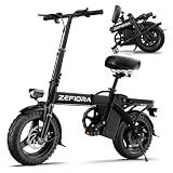 Folding Electric Bike for Adults, 14 Inch Mini Ebike for Commuting