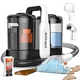 Portable Carpet & Upholstery Spot Cleaner Machine,15Kpa Deep Cleaning for Rug, Pet, Couch,Stairs & Car, Handheld Furniture Cleaner Machine with 2 Size BrushHead & Self-Cleaning System