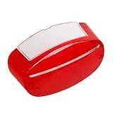 NTHREEAUTO Red Tail Light Lens Cover Rear Taillights Lenses Compatible with Kawasaki Vulcan 500 1996-2009, Brute Force 650 2006-2013, Brute Force 750 2005-2011, Eliminator