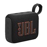 JBL Go 4 - Ultra-Portable, Waterproof and Dustproof Bluetooth Speaker, Big JBL Pro Sound with Punchy bass, 7-Hour Built-in Battery, Made in Part with Recycled Materials (Black)