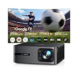 WiMiUS G2 Official Google TV 14.0 Projector, 4K Supported, Real 1100 ANSI, MEMC, HDR10, 30W Dolby Audio, Smart Auto Focus, WiFi 6 & Bluetooth Home Theater Projector for Outdoor Movies & Sports