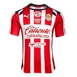 Puma Men's Chivas Replica 25-26 Jersey, Red Home AH25, Large