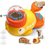 Fanosy Interactive Dog Toys Food Puzzle Slow Feeder, Cat Treat Dispenser Toy Duck-Shaped Enrichment Toy for Small Medium Dogs and Cats, IQ Training and Exercise Small Animal Bowls