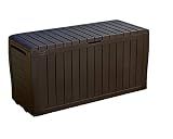 Keter Marvel 71 Gal Outdoor Storage Box for Patio and Pool Accessories