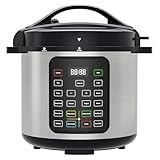 NEWBULIG 8 Quart Electric Pressure Cooker, Stainless Steel Multi Cooker Pressure, 12-in-1 Slow Cooker for Rice, Meat Stew, Porridge, Multigrain, Steam, Yogurt Maker