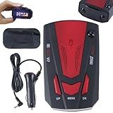 Radar Detectors for Cars: Speed Sentinel Radar Detector Long Range Detection 360 Degree,LED Display,Voice Alerts,Mute Memory for City Road/Highway, Ideal Gifts, Red