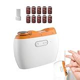 Aeniumvor Upgraded 3-in-1 Electric Nail Clipper & Polisher - Automatic Nail Trimmer with LED Light, 2 Speeds, Type-C Charging & Storage Box, Safe for Baby, Seniors & Adults