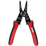 WGGE WG-015 Professional 8-inch Wire Stripper/wire crimping tool, Wire Cutter, Wire Crimper, Cable Stripper, Wiring Tools and Multi-Function Hand Tool