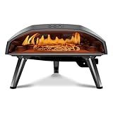 Ooni Koda 16 Propane Gas Pizza Oven – 16" Gas Powered Outdoor Oven with 28 mBar Regulator and Gas Hose, Gas Powered Portable Pizza Oven - Foundry Black