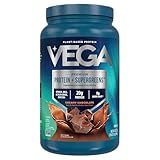 Vega Protein + Supergreens - 20g Plant-Based Protein, Chocolate, 25 Servings, Real Greens & Veggies, Vegan Keto, 0g Added Sugar, Non-GMO, Gluten Free, Dairy Free, 1.8lbs (Packaging May Vary)