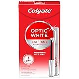 Colgate Optic White Express Teeth Whitening Pen, Enamel-Safe Tooth Whitening Applicator, Helps Whiten Teeth in As Little As 1 Day of Use, 7 Day Whitening Treatment, 0.08 fl oz