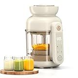 BabyNutri Auto Baby Food Maker, Glass Baby Food Mill, Baby Blender & Steamer and Puree Maker with Auto Cooking, Easy Cleaning, Touch Screen, Dishwasher Safe(12oz)
