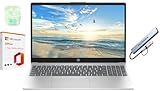 HP 15.6" Business Laptop with Microsoft Office 365 with Copliot AI, Quad-Cores Intel Processor, Windows 11, PLUSERA Earphones & 8-in-1 Hub Included, Natural Silver (Natural Silver, 16GB RAM)