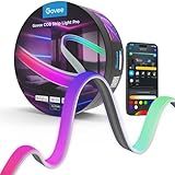 Govee COB LED Strip Light Pro, LED Lights for Bedroom Compatible with Alexa, Google Assistant and Matter, RGBICW Light with Warm White, Smart Strip Light, Color Changing, for Cabinet, 16.4ft