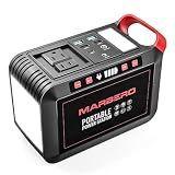 MARBERO 200W Portable Power Station 148Wh Camping Solar Generator Laptop Power Bank with AC Outlet 110V, DC, USB QC3.0, LED Flashlights for CPAP Home Outdoor Trip Emergency Backup