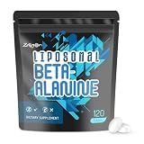 Zalgon Liposomal Beta Alanine Capsules 2000mg, Non Stim Pre Workout Beta-Alanine Supplement for Men & Women, Support Power Output & Endurance, Delay Muscle Fatigue - 120 Tablets, Caffeine Free