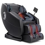 Massage Chair, Zero Gravity Full Body Massage Chair, Shiatsu Recliner with 14 Massage Points, Lumbar & Calf Heating, 20 Auto Modes, Spacious Massage Area, Bluetooth Speaker, Touch Screen Controller