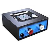 esinkin Bluetooth Audio Adapter for Music Streaming Sound System, Wireless Audio Adapter Works with Smartphones and Tablets, Bluetooth Receiver for Home Stereo