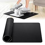 Upgrade Double-Sided Non-Slip Workout Mat for Elliptical Leg Exerciser, Exercise Mat for Under Desk Elliptical Floor Protection