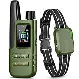 Dog Shock Collar - 4500FT Dog Training Collar with Remote for 10-120lbs Small Medium Large Dogs, IPX8 Waterproof Rechargeable Dog eCollar with Beep(1-8) Vibration(1-16) Safe Shock(0-99), No-Shock Mode