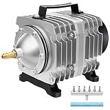 AquaMiracle Aquarium Air Pump Commercial Air Pump with Aluminum Housing, 18W/600GPH Fish Tank Bubbler Pond Aerator for Aquariums, Ponds, Hydroponics