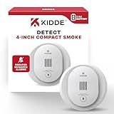 Kidde Smoke Detector, 4-Inch Compact, AA Battery Powered, 10SDR