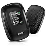 SCHOK 4G LTE Portable WiFi - Cat 12 Mobile Hotspot Travel Router, 600Mbps Download High Speed, Dual Bands (2.4GHz/5GHz), Compatible with Verizon, T-Mobile, AT&T, Supports 16 Connected Devices