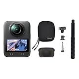 DJI Osmo 360 Skiing Combo, 360 Camera with 1-Inch 360° Imaging, Native 8K 360° Video, 1.2m Invisible Selfie Stick, 4K/120fps & 170° Boost Video, -20° C（-4° F） Cold-Resistant, Action Camera for Skiers