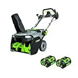 EGO Power+ SNT2134 21-Inch 56-Volt Lithium-Ion Cordless Snow Blower with Peak Power, (2) 6.0Ah Battery and Dual Port Charger Included