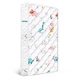 Letmxiu Premium 5" Crib Mattress and Toddler Mattress, Dual-Sided and Firm, Hypoallergenic Crib Mattress, Fits Standard Crib and Toddler Bed