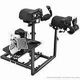 Marada Universal Flight Racing Simulator Stand, Three Axis Adjustable, And Hold Mouse and Keyboard, Fit for Thrustmaster,for Logitech,for Honeycomb,the Fight Sim Cockpit Electronic Device Not Included