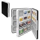 3DS Game Case, 48 Slot Portable DS Game Card Holder Compatible with Nintendo 3DS/3DS XL/2DS/2DS XL/DS/DSi, Magnetic Closure Game Cartridge Storage Organizer with Silicone Slots, Travel Storage Box