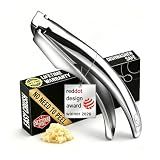 Gourmet Easy Garlic Press Lifetime Replacement, No Need to Peel, Fine Mince