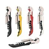 Professional Waiter Corkscrew Wine Openers Set, Heavy Duty Stainless Steel Hinges Wine Key for Restaurant Waiters, Sommelier, Bartenders