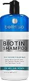 Biotin Shampoo for Thicker Stronger Hair - Volumizing & Thickening Shampoo for Men and Women - Sulfate Free, Salon Grade Formula to Boost Volume for Fine and Thinning Hair - Ideal for All Hair Types