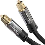 KabelDirekt – Optical Audio TOSLINK Cable – 6ft – Soundbar