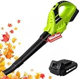 Mueller UltraStorm Cordless Leaf - Snow Blower, 130 MPH, 180 CFM Powerful Motor, Electric Leaf Blower for Lawn Care, Battery Powered Blower for Snow